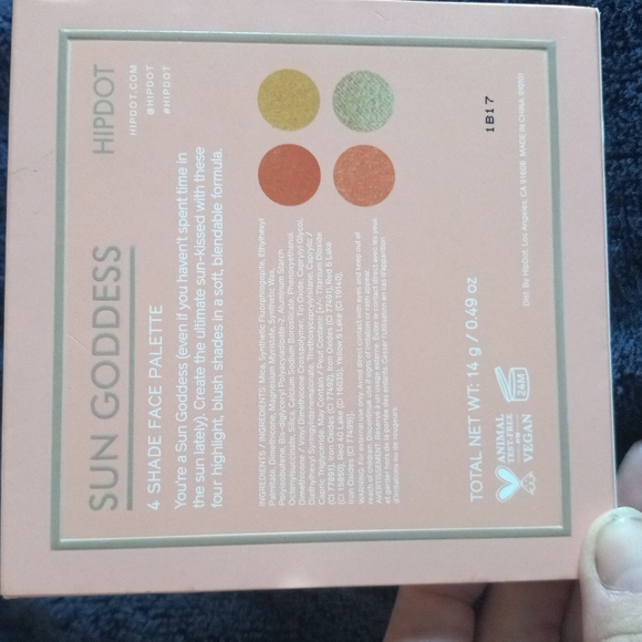 HipDot 4 shade face palete and Carry on 2 Duo eyeshadow by IBY beauty both new . - Picture 5 of 5